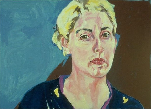Self Portrait with Eyeliner and Red Lips