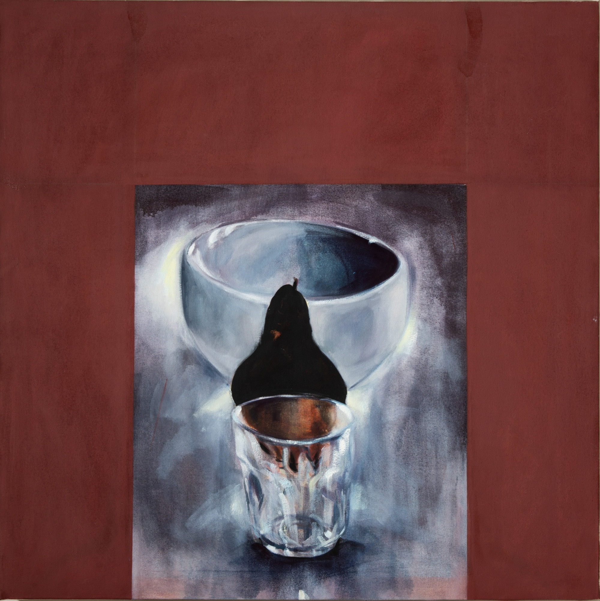 Still Life with Black Pear