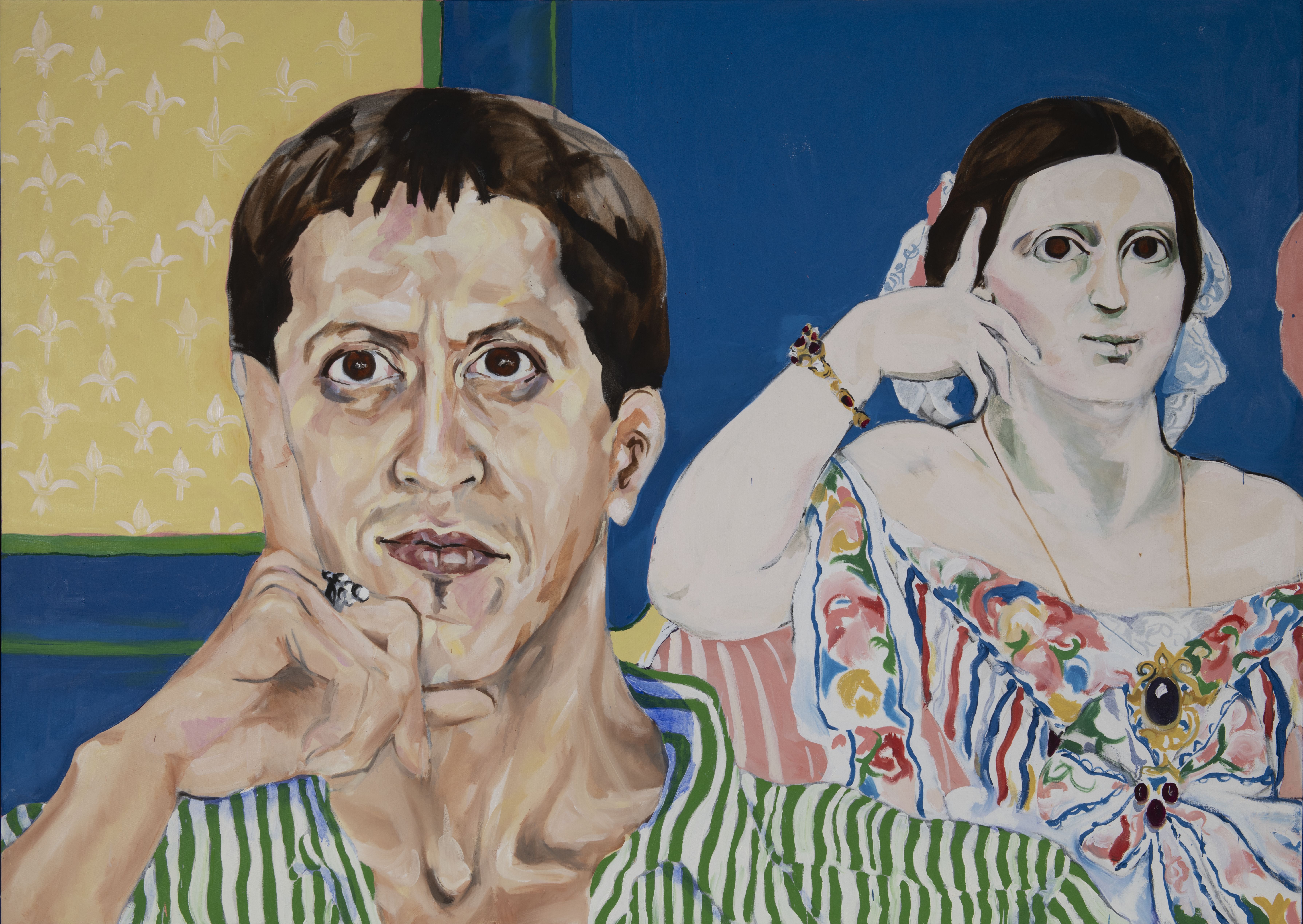 Willian Kimber with Madame Moitessier